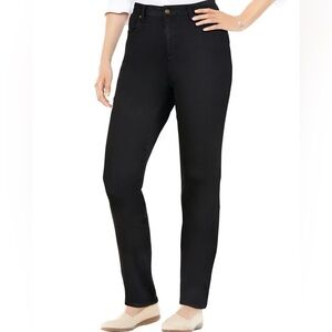 Woman Within Women's Plus Size Comfort Curve Straight-Leg Denim Jean